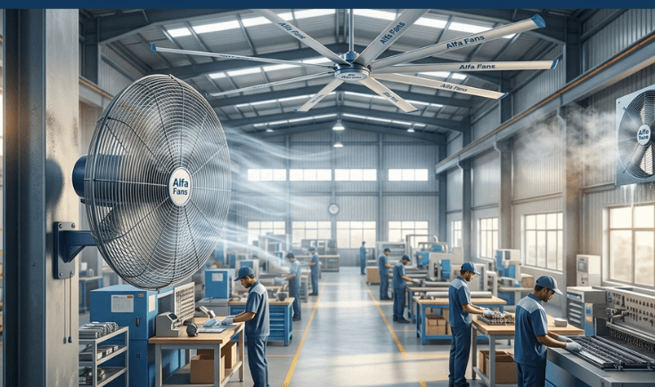 industrial fans hot humid climate India