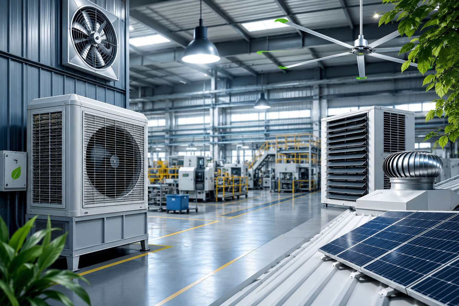 Heavy-duty factory exhaust fan